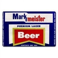 Prostor znakovi AMI in. American Ikons Mark Meister Beer Satinvintage znak