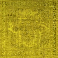 Ahgly Company Zatvoreni pravokutnik perzijski žuti boemski prostirke, 7 '10'
