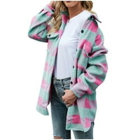 FVWitlyh traper jakna za žene Ženske zimske tople reversko kaput