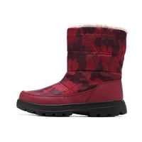 OAVQHLG3B čizme za žene, zimske čizme Ženske cipele za snijeg ravne casual kratke čizme plus cipele