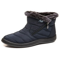 Audeban ženski čizme za gležnjeve žene dame zimske tople vodootporne stambene cipele veličine 4-9,5