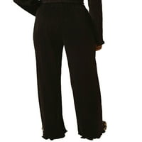 Blotona nalaze se široke pantalone za noge za žene Ležerne prilike labave elastične visoke struke Baggy