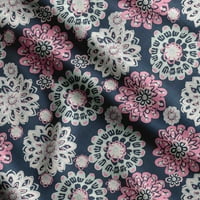 SOIMOI cvjetni print, poli taffeta dekor tkanina šivaći tkanina od dvorišta WidedeCorativna tkanina
