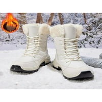 Daeful Women Winter COAT Plish obložene tople cipele Srednja klasa za snijeg FASH Modna bez klizanja