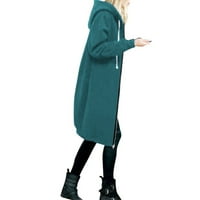 Ženska jakna kaputi jesen i zimski rukav od poliestera s dugim rukavima plus veličina modna jakna kaputa