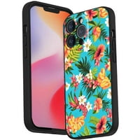 Retro-vintage-tropsko-aloha-voćno-cvjetno-estetsko-cvijeće - telefonska futrola, deginirana za iPhone Pro Ca Case Muškarci, Fleksibilni silikonski udarni futrola za iPhone Pro Max