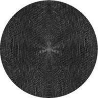 Ahgly Company u zatvorenom okruglom uzorkovima u ponoćni sivi prostirke, 5 'krug