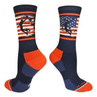 Dužina posade SAD košarkaške čarape sa američkom zastavom i igračem