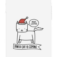 Meowy Catmas Santa Cat dolazi iz futrole bijelog telefona