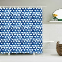 Visokokvalitetna crtana geometrija ispisana tkanina za tuširanje zavjesa zaslon za kupanje vodootporne