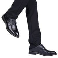 Kneelentne odrasle muškarci cipele ručne šivene kožne cipele muškarci široke klasične cipele u stilu