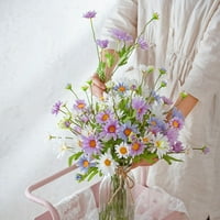 Visland Artificial Daisy Cvijeće Cvjetni aranžmani za kućnu hotelske kancelarije Vjenčana zabava Garden
