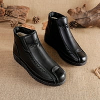 Akiigool čizme za žene široko pokretanje za žene kratke gležnjeve cipele casual modne gležnjačke cipele