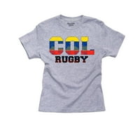 Kolumbija Ragbi - Olimpijske igre - Rio - Pamučna majica za zastavu Djevojke