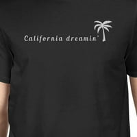 California Sanjati Muške crne majice Lagana ljetna majica