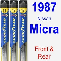 Nissan Micra Wiper set set set - Hybrid