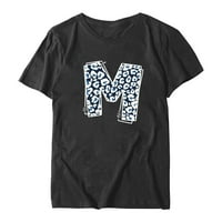 Zunfeo Ženske košulje - svježe pokupljene modne majice Pulover vrhove kratkih rukava Casual Comfy T