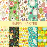 SHLDYBC DIY zanatski obnaljci isporučuje Easter Spring Bunny tiskane tkanine