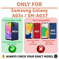 Razgovor s tankom slučaju kompatibilan za Samsung Galaxy A03S, zaštitni zaslon stakla ukljn, oblik oblika,