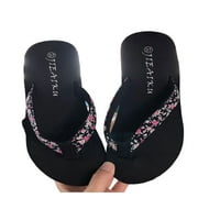 Sanviglor Women Platform Sandal cvjetne sandale Ljeto Flip-Flops kap za kupanje Nožni klizanje na slajdzine