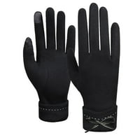 Heiheiup zimske jahanje zadebljano toplo zaslon plišane pune rukavice na otvorenom rukavice rukavice