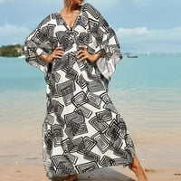 Ženska plaža morska kuća za odmor Dug lagana prijenosna kostim pune kostim u bojiWomens haljine