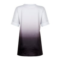 VEDOLAY vrhovi za majicu ženske majice, plus veličine kratkih rukava V-izrez, majica plus veličine za