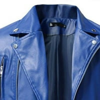 Fatuov jakne za muškarce moda od $ zimskih dugih rukava tamno plave jakne