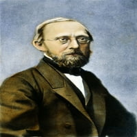 Rudolf Virchow. Ngerman patolog i politički lider: ulje preko fotografije, n.d. poster Print by