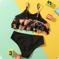Kali_store djevojke 'kupaći kostimi djevojke slatko voće print Criss križni kupaći kostim brzi suhi