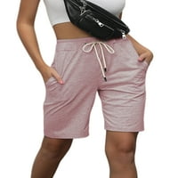 Glookwis dame džepove kratke vruće hlače Baggy Mini pant sa labavim havajima ljetni kratke hlače od