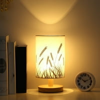 Schsin Lannu tablicu lampica dodirnu kontrolu LED lanena noćna svjetiljka noćna traka sa toplim bijelim