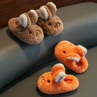 DMQupv zimske papuče za djecu topli crtani zečji kaputi za kuću za mališane zimske zatvorene dječje