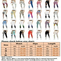 Nizine Žene Ležerne prilike za hlače Yoga Hlače Gradijent modnih otisaka Hlače nacrtavanje Dnevno nošenje