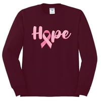 Divlji bobby, nada ružičasta vrpca podržava hrabre borbe, svijest o karcinomu dojke, muška majica dugih