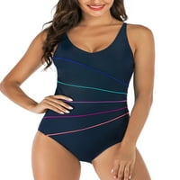 GRIANOOK Okrugli vrat jednodijelni kupaći kostim za žene Monokinis kupaći kostim Tržni kostimi Trgovinski