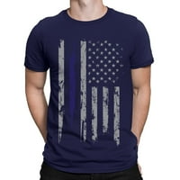 Corashan Grafički majica majica za neovisnost, muške američke zastave Grafičke majice kratki rukav američki