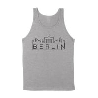 Skyline Berlin Njemačka Tenk TOPNI Unise srednje siva