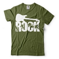 Muška rock gitarska majica Rock and Roll majica Muzička majica Music Band Majica majica Rock Band košulja