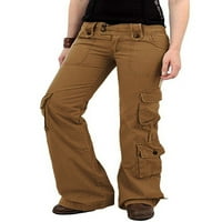 Softmallow ženske teretne pantalone sa džepovima Vanjski borbeni rad Lood Wideght planinarenje nogama