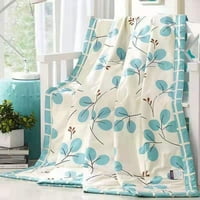 Hlađenje ljetne pokrivače Oprane pamuk pamučni par krevet na tanki klima uređaj mekane prekrivene prekrivače na krevetu