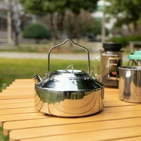 1l vanjski nehrđajući čelik Kamp čajnik za kampovanje kava na otvorenom