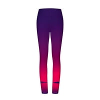 Airpow Clearsans ispisano žensko rastezanje Yoga gamaše fitness trčanje teretana Sportska dužina Aktivne hlače yoga pune dužine hlače vruće ružičaste xxl