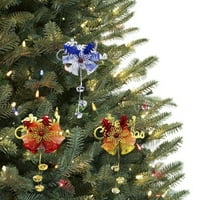 Farfi Božićno zvono Privjesak Festival Dekorativni višenamjenski za višenamjenski za višenamjena Xmas Ornament Ornament Poklon Božićno pismo Kartica Jingle Bell Viseće dekorske potrepštine