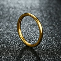 Prstenje modne ugovorene fine ručne polirani ženski prsten za repni prsten