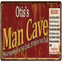 Otis's Man Cave pravila Crveni znak Poklon 206180004100