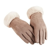 iopqo rukavice rukavice rukavice u jeseni i zimskom vjetrom toplo plus baršunaste rukavice