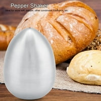 Shakeri u obliku jaja i paprike, paprika od nehrđajućeg čelika Slatka začina Shaker salt dispenzer začine