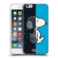 Dizajni za glavu zvanično licencirani kikiriki Polus i smijeh Snoopy geometrijski mekani gel futrola kompatibilan sa Apple iPhone Plus iPhone 6s Plus
