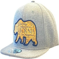California Bear City Cork Snapback Panel Podesiv Snap Fit Hat